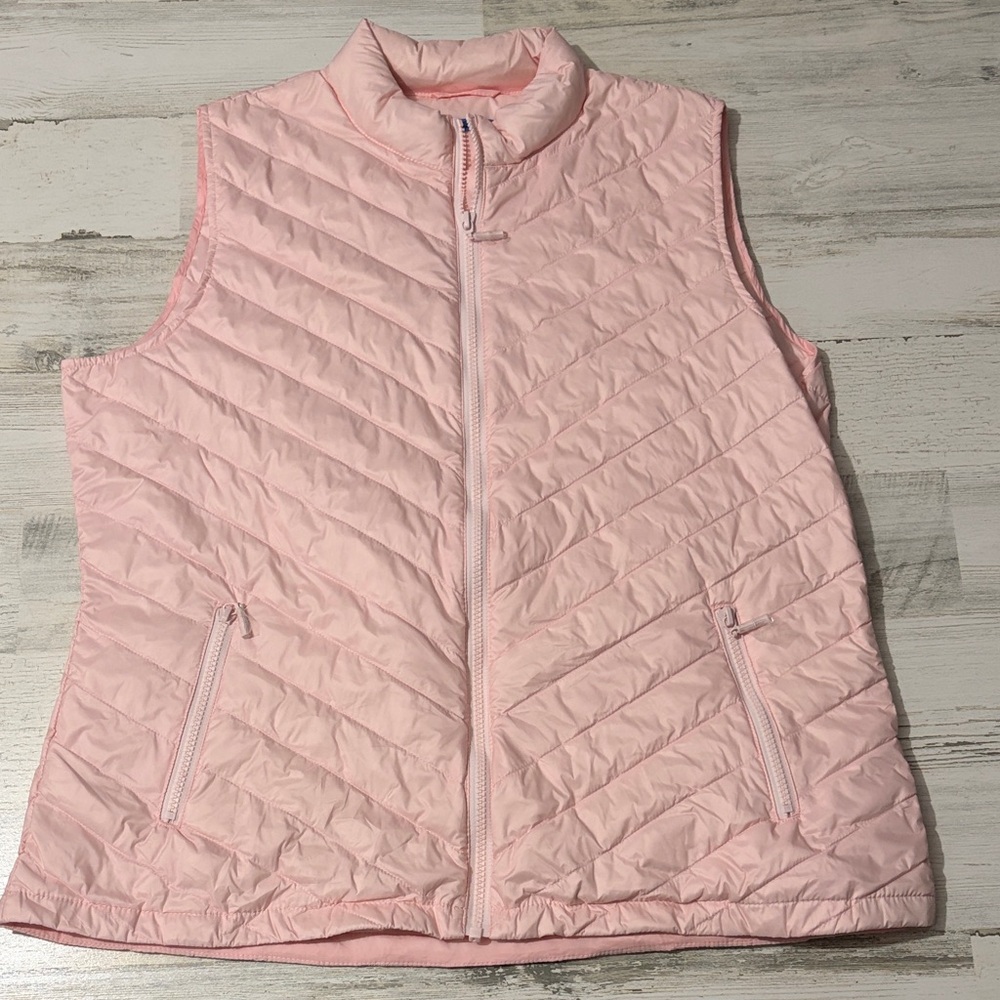 J McLaughlin Pink Lumi Puffer Vest Size XL - Picture 2 of 9